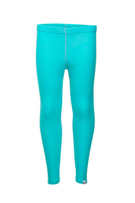 Kids Swim Leggings - Turquoise