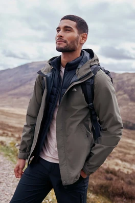 EMS Thunderhead Mens 2.5 Layer Extreme Packable Waterproof Jacket - Green