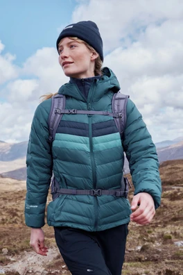 EMS Featherpack Extreme Womens Down Packable Jacket - Green