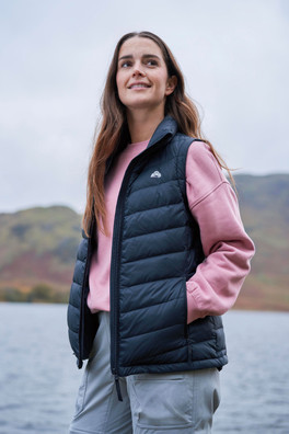 EMS Featherpack Womens Down Packable Gilet - Black