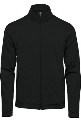 Treeline Performance Mens Track Jacket - Black