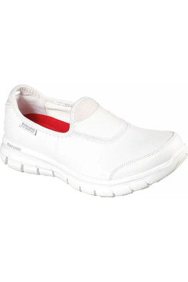 Sure Track Womens Slip Resistant Shoes - White