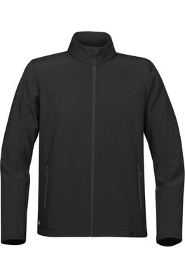 Orbiter Mens Soft Shell Jacket - Black/Carbon