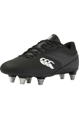 Phoenix Raze Mens 2023 Soft Ground Rugby Boots - Black/White