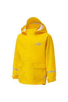 Forest Ranger Kids PU Waterproof Jacket - Yellow