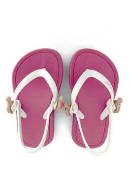 Turtle Clips Explorers Toddlers Flip Flops - Coral Pink