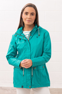 Willow Womens Waterproof Jacket - Soft Teal