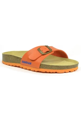 Malaga Sano Womens Sandals - Orange/Brown