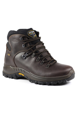 Everest Mens Waterproof Trekking Boots - Brown Waxed Leather