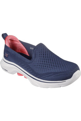 Go Walk 7 - Vina Womens Trainers - Navy/Coral