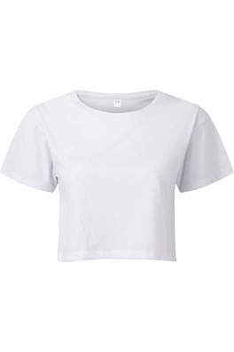 Womens Crop Top - White