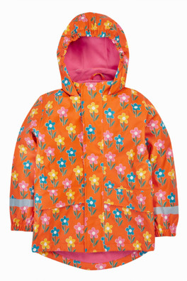 Kids Waterproof Printed Puddle Buster Coat - Fun Flowers