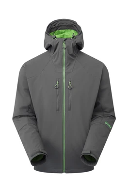 Hydron Mens Softshell Jacket - Steel/Green