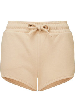 Retro Womens Sweat Shorts - Nude