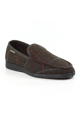 Eisenhower Mens Slippers - Brown