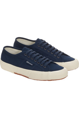 2750 Unisex Herringbone Trainers - Navy/Off White