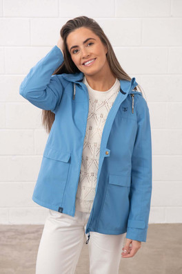 Beachcomber Womens Waterproof Jacket - New Marine Blue