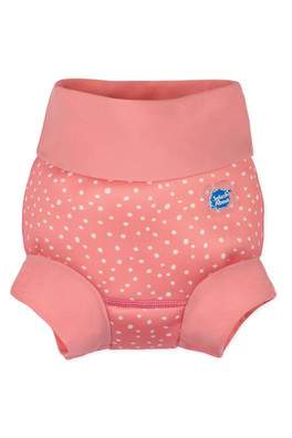 Happy Nappy Reusable Baby Swim Nappy - Pink Dotty
