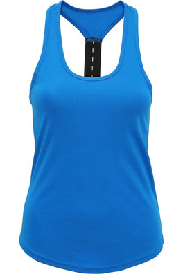 Performance Womens Strap Back Vest - Sapphire