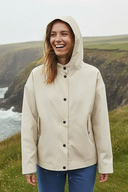 Women's Lightweight Raincoat - Stone