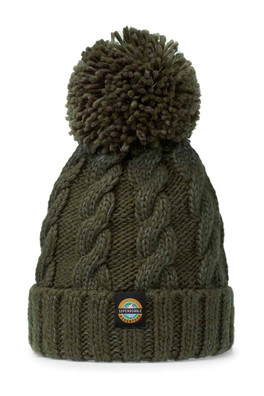 Greenland Cable Knit Unisex Bobble Hat - Greenland