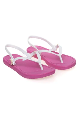 Turtle Clips Adventurers Juniors Flip Flops - Coral Pink