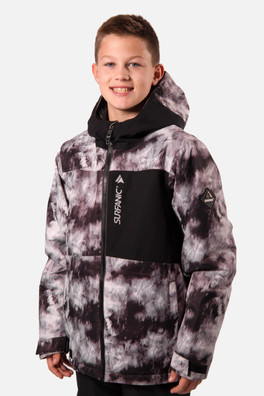 Misfit Kids Ski Jacket - Black-white