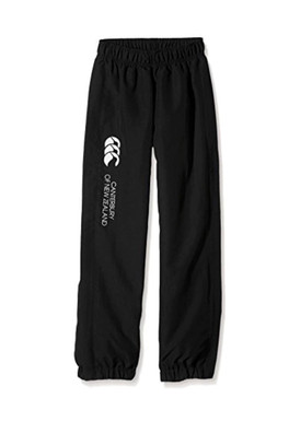 Cuffed Ankle Mens Tracksuit Bottoms - Black/White