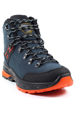 Pathway Mens Waterproof Walking Boot - Blue Nubuck Leather