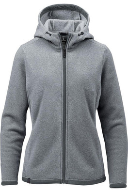 Medusa Womens Full Zip Hoodie - Zinc