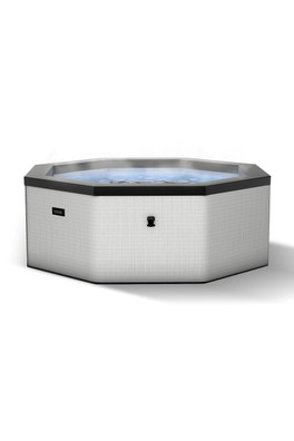 Como 6 Person Eco Foam Hot Tub - Graphite Grey
