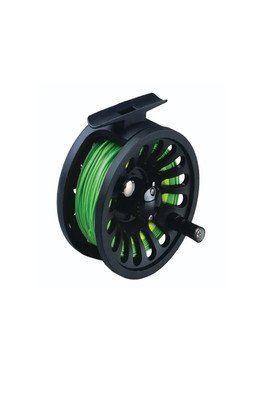Excel 5/6 Large Arbour Graphite Fly Fishing  Reel - Black