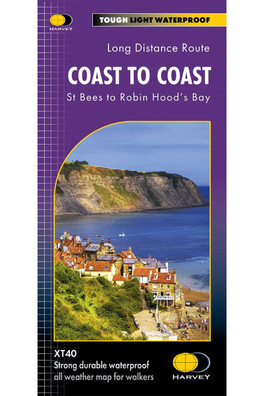 Coast to Coast Trail Map - Scale: 1:40,000