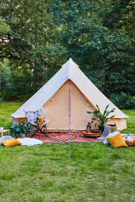 4m Bell Tent Canvas Lite 200gsm - Sandstone