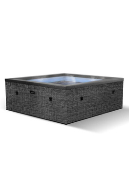 Garda 4 Person Eco Foam Hot Tub - Flint Grey