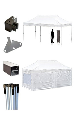 Pro30 6m x 3m Gazebo - WHITE