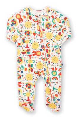 Baby 95% Organic Cotton Zippy Sleepsuit - The Upside