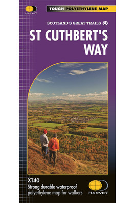 St Cuthbert's Way Trail Map - Scale: 1:40,000