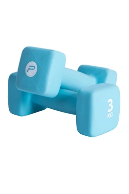 Neoprene Coated Dumbbell 2 x 3kg Set - Blue
