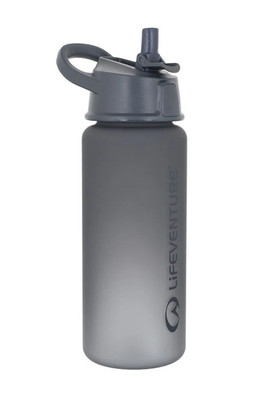 Sports Tritan Pop-Up Straw Water Bottle - Grey