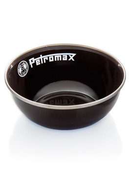Set Of 2 Enamel Bowls - Black