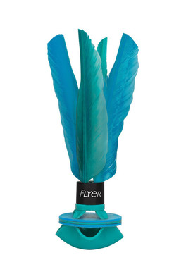 Flyer Soft Rubber Shuttlecock - Green/blue