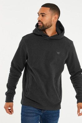 Microfleece Mens Overhead Hoodie - Dark Grey