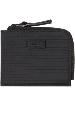 Nona Zip Round Card Holder - Black