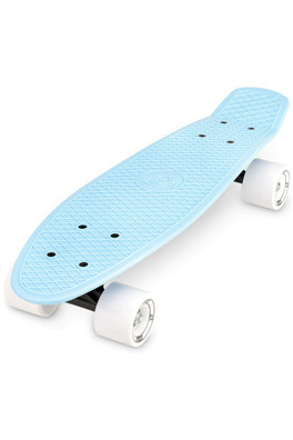 22" Retro Cruiser Skateboard - Pastel Blue