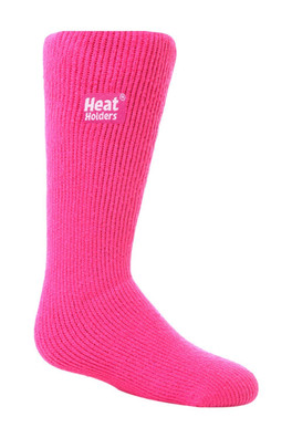 Kids Winter Thermal Socks - Hot Pink