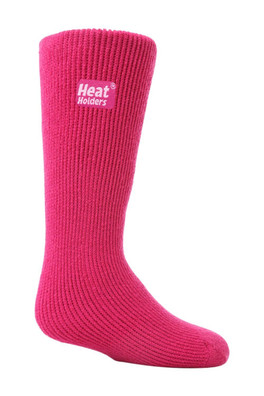 Kids Winter Thermal Socks - Raspberry