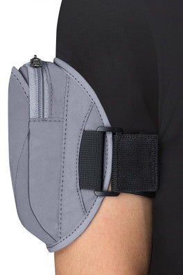 REFLECT360 Reflective Phone Armband Holder - Grey