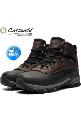 Calmsden Waterproof Memory Foam Mens Boots - Black / Brown