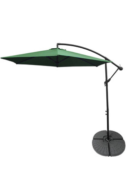 Cantilever Parasol & Fan Base - Green